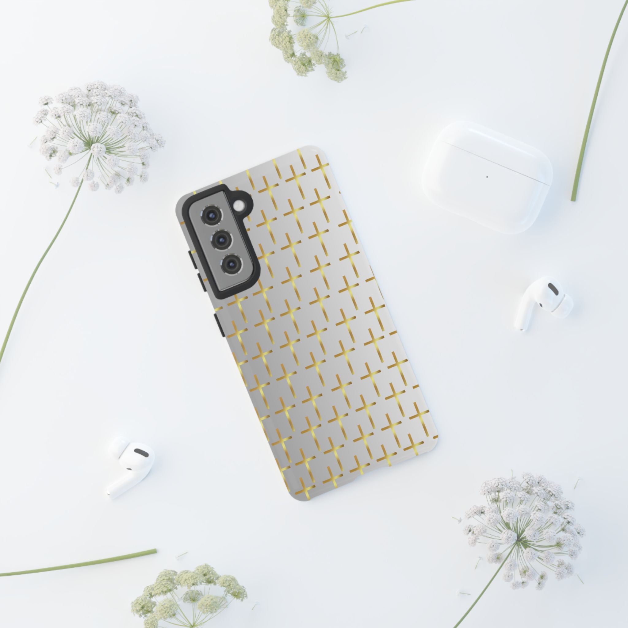Protected cross phone case