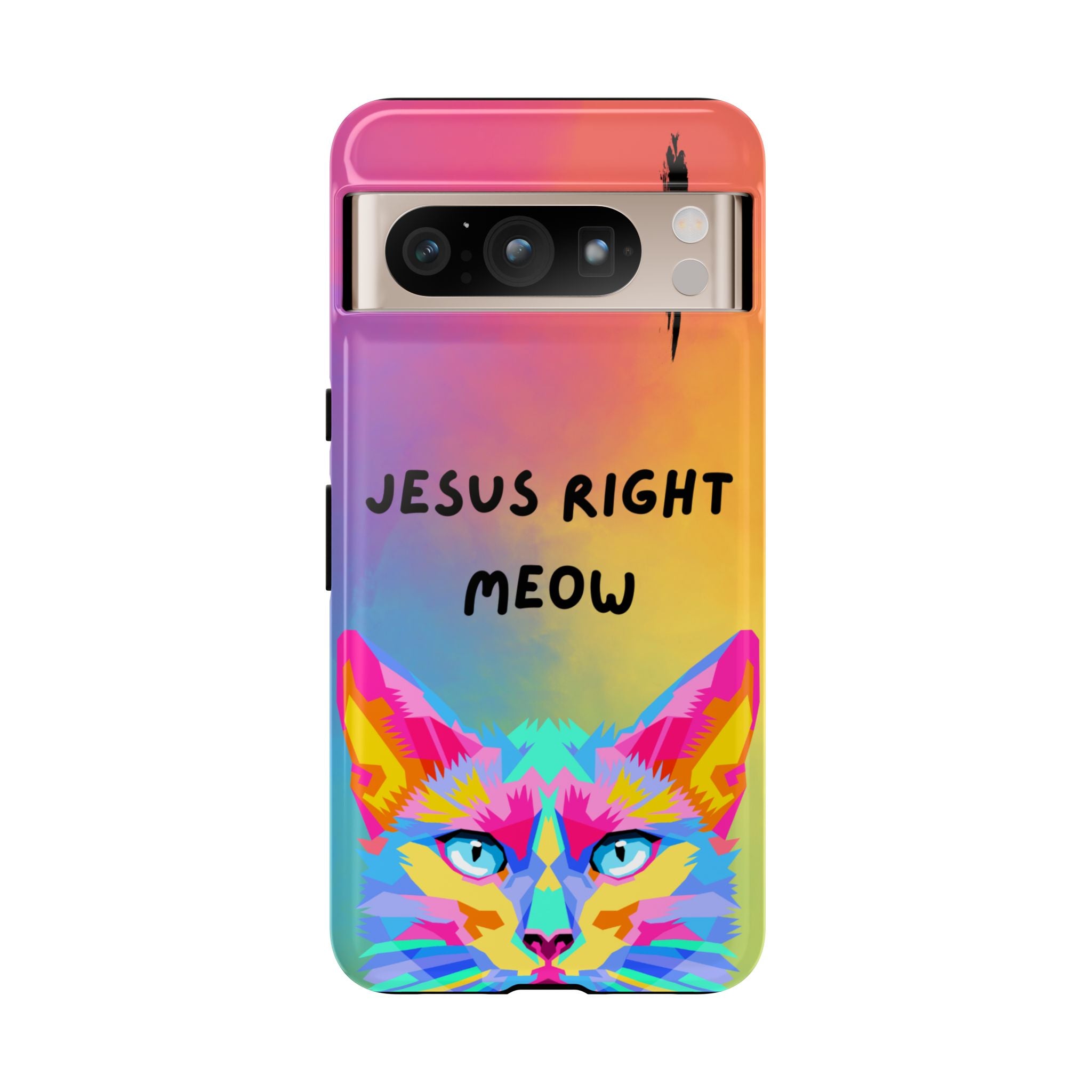 Jesus Right Meow Non MagSafe Phone Case