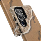 Footprints in the sand phone case