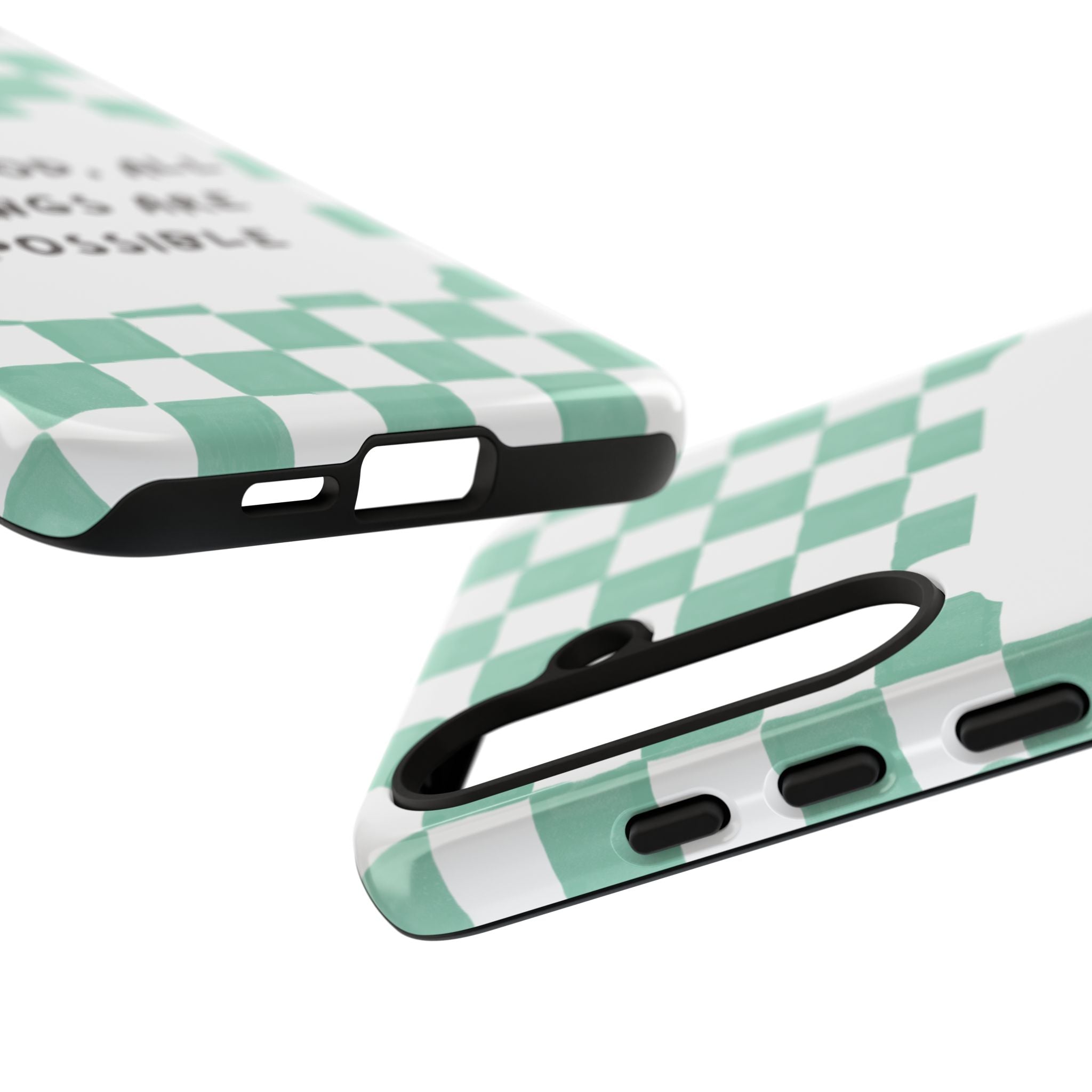 "With God, All Things Are Possible" Non MagSafe Phone Case