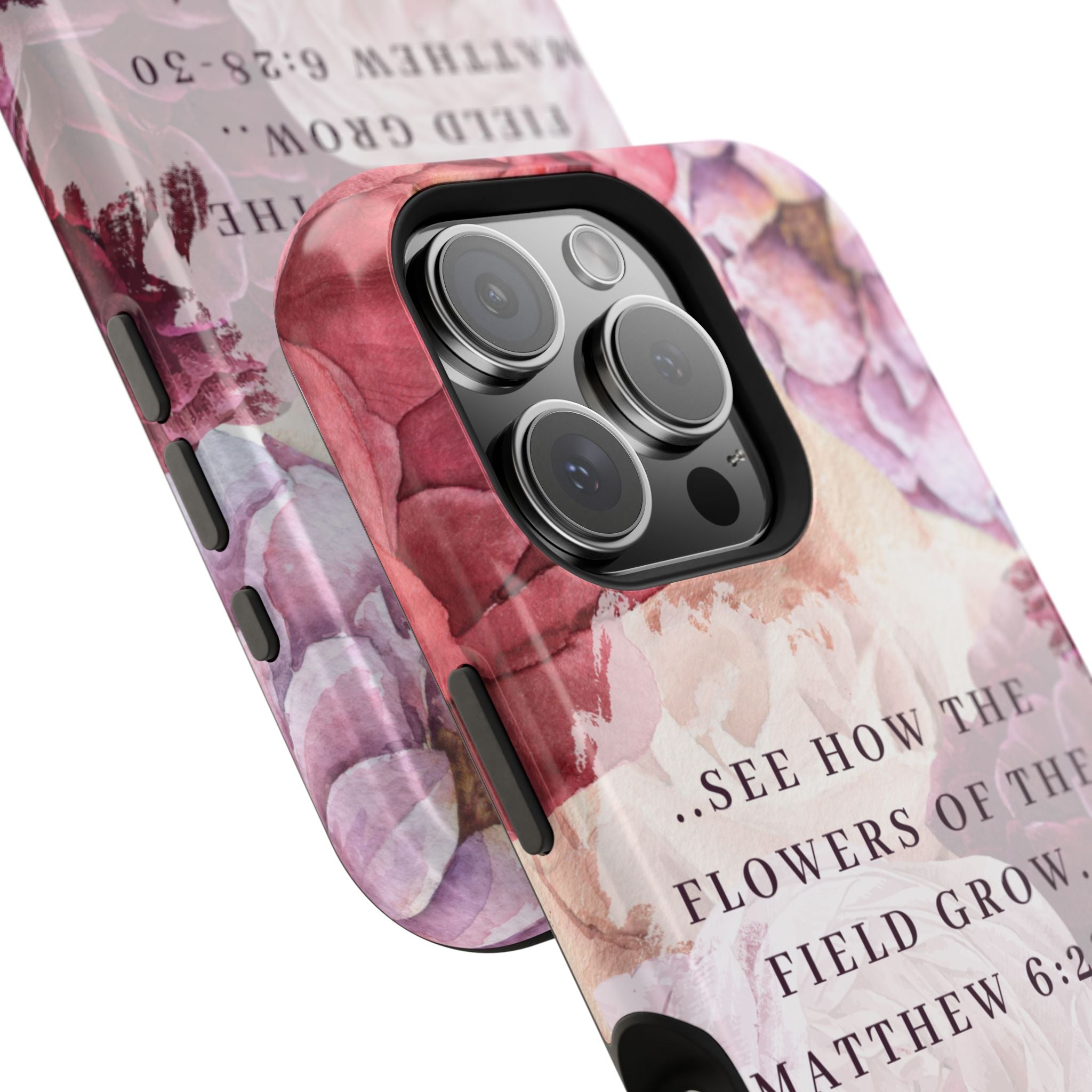Matthew 6:28 Phone Case