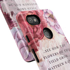 Matthew 6:28 Floral Samsung/Android Phone Case