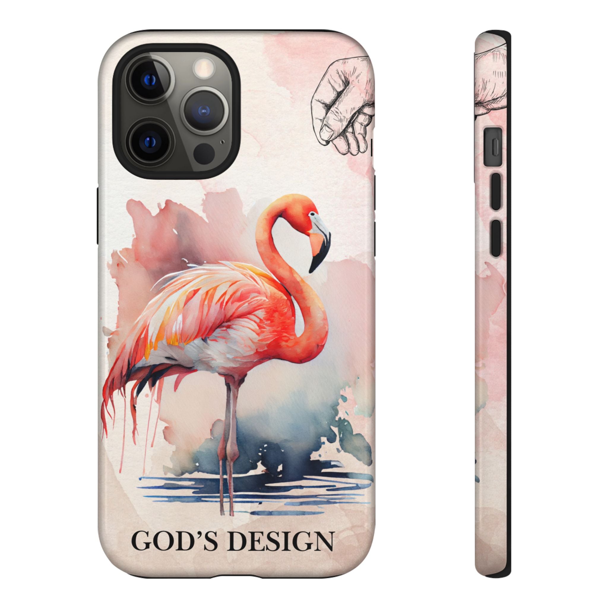 God’s Design Pink Flamingo Case