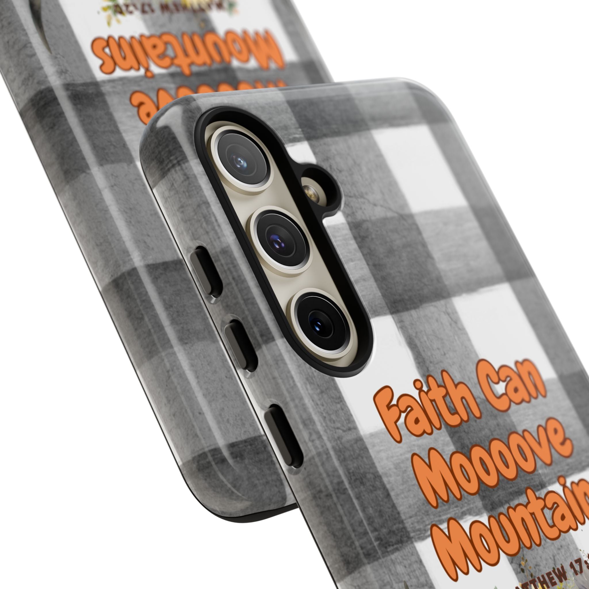 Faith Can Mooooove Mountains Phone Case