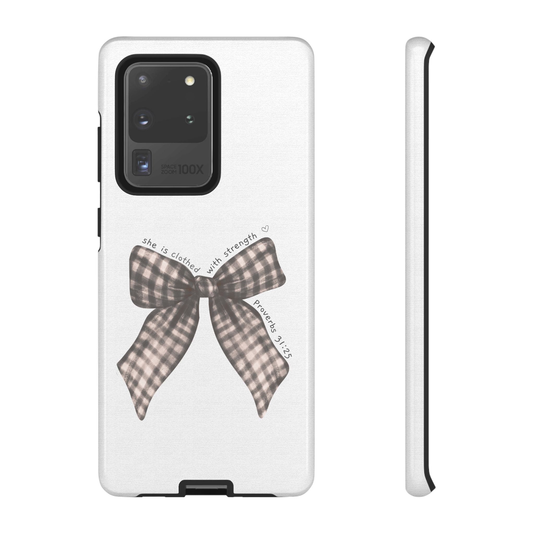 Proverbs 31 Rustic Bow Non MagSafe Phone Case