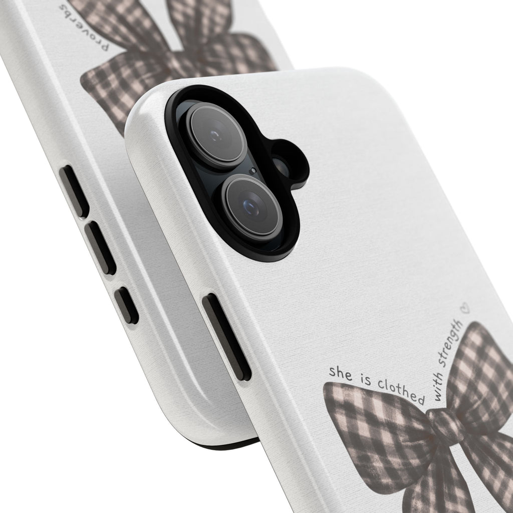 Proverbs 31 Rustic Bow Non MagSafe Phone Case