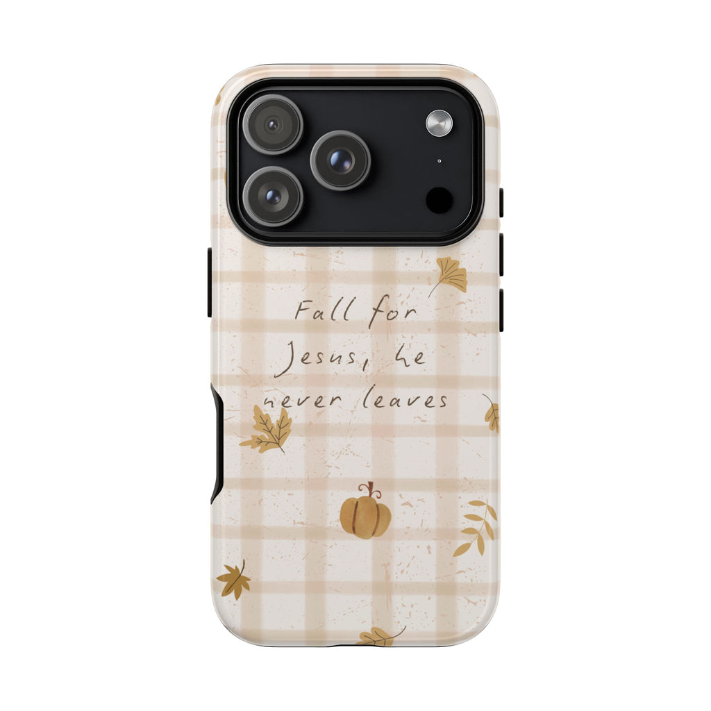 Fall for Jesus Phone Case