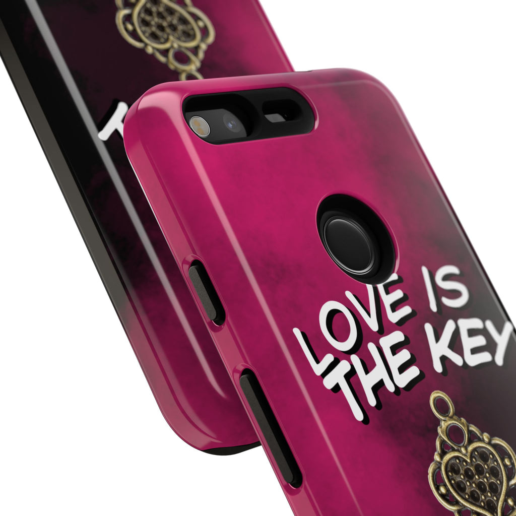 Love is the Key Phone Case