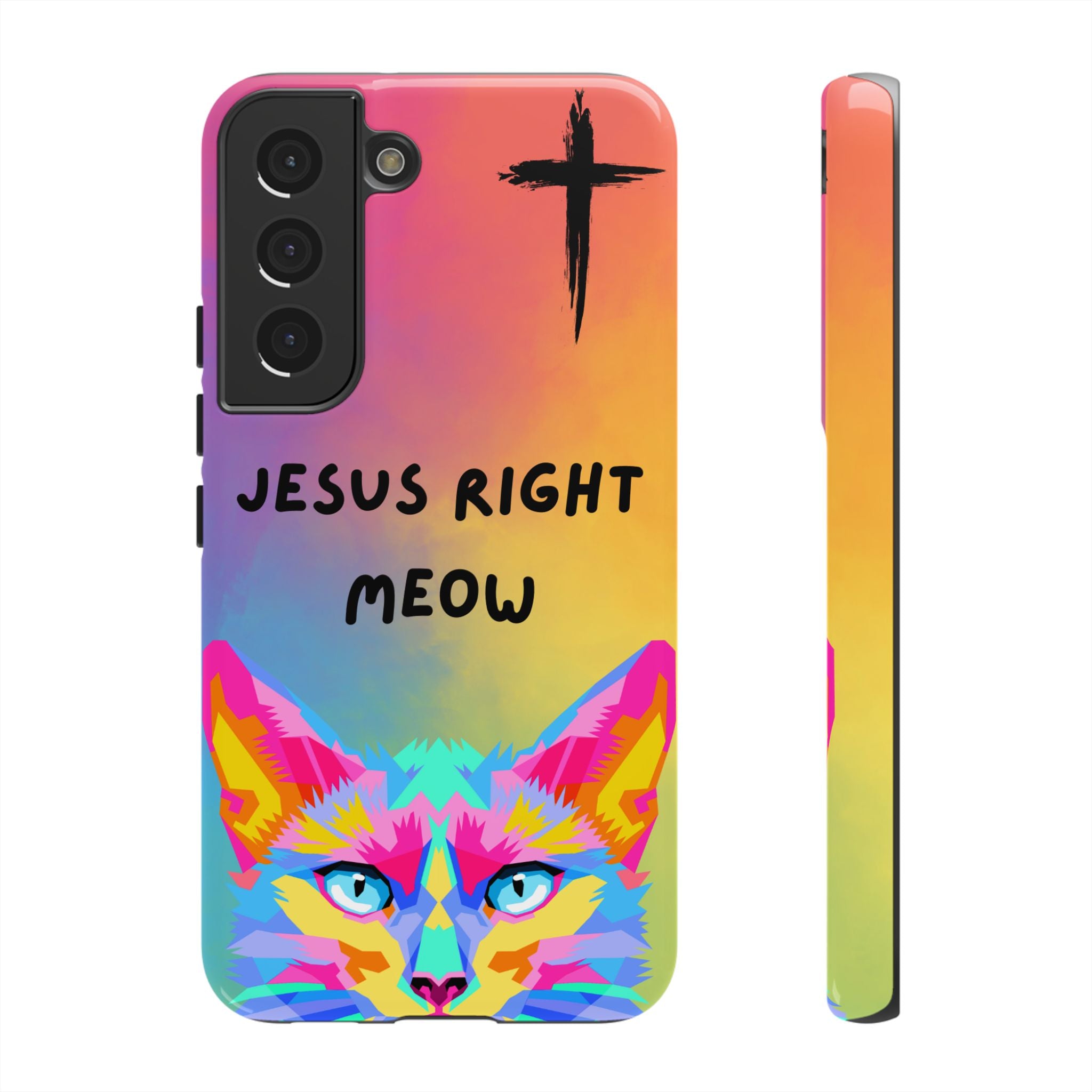 Jesus Right Meow Non MagSafe Phone Case