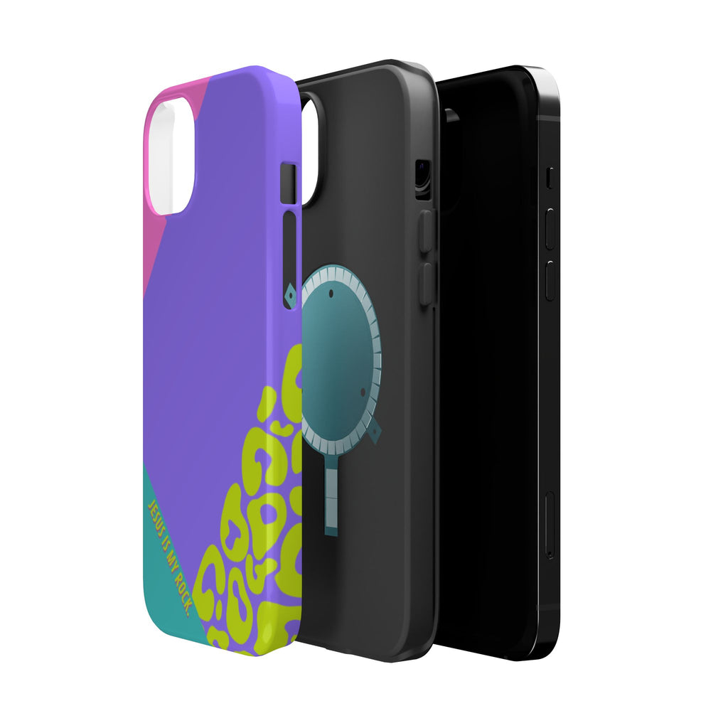 Jesus Is My Rock 90's Design Phone Case