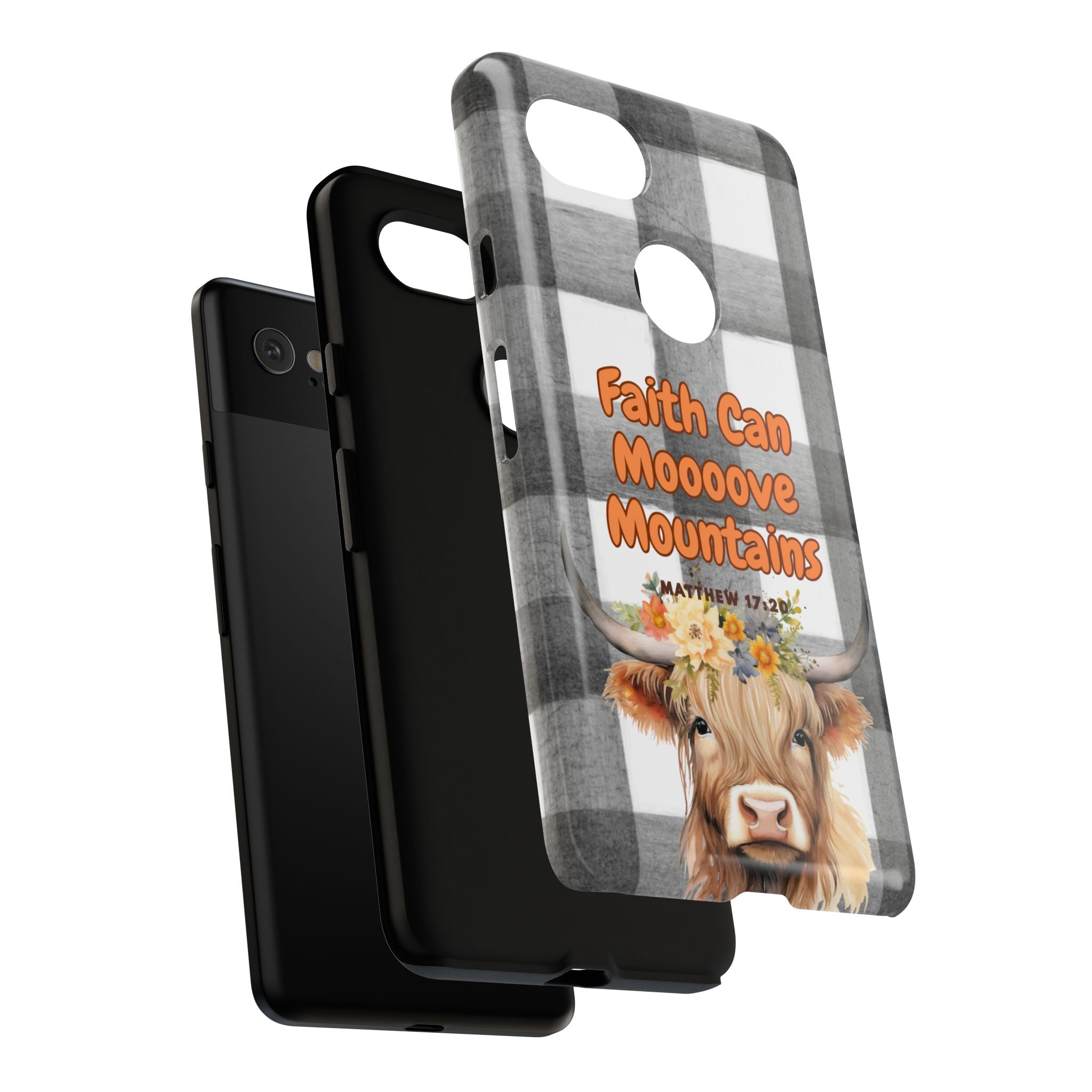 Faith Can Mooooove Mountains Phone Case