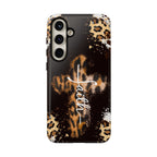 Faith Leopard Cross Non MagSafe Phone Case