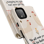 Psalm 91:4 Chicken Phone Case