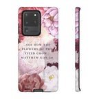 Matthew 6:28 Floral Samsung/Android Phone Case