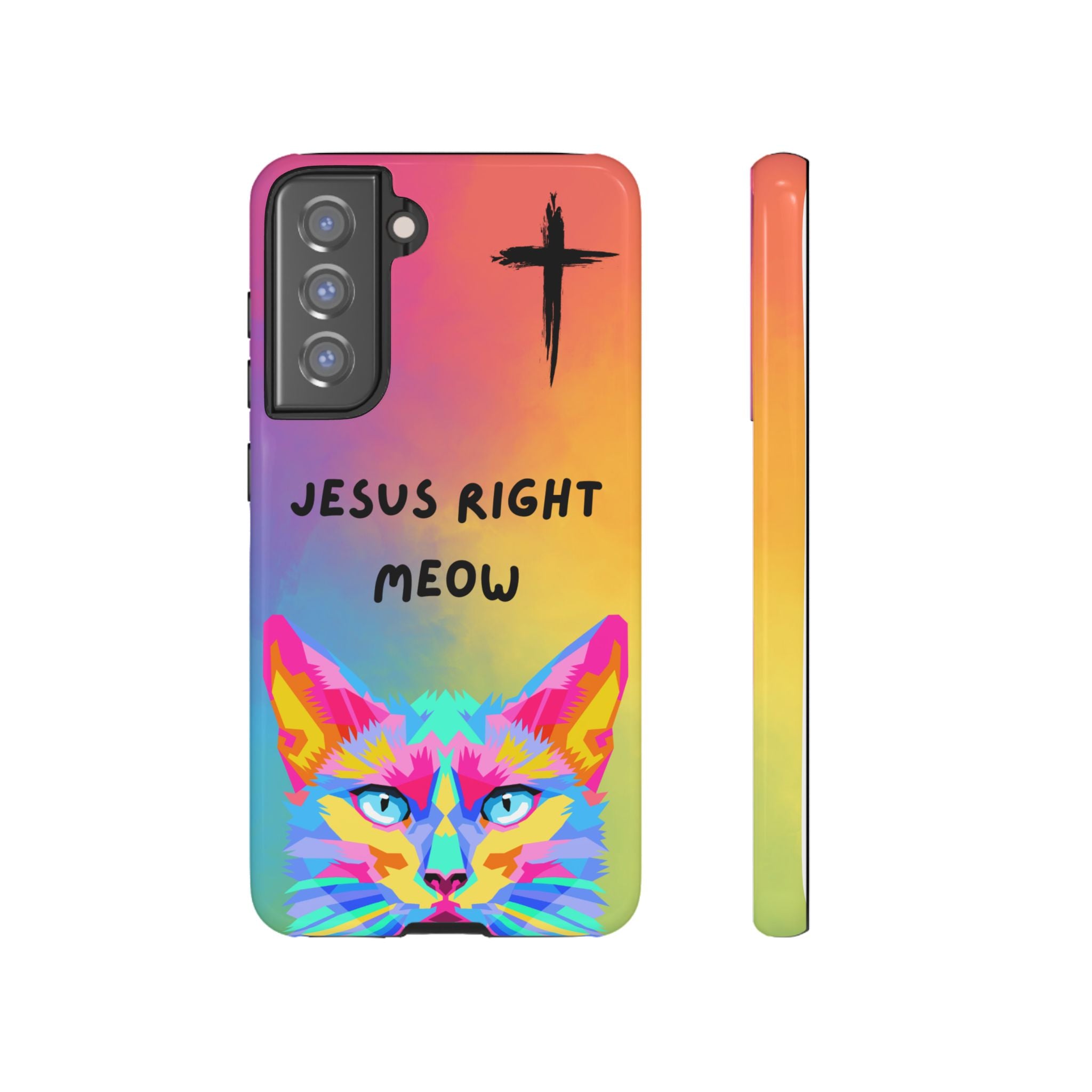 Jesus Right Meow Non MagSafe Phone Case