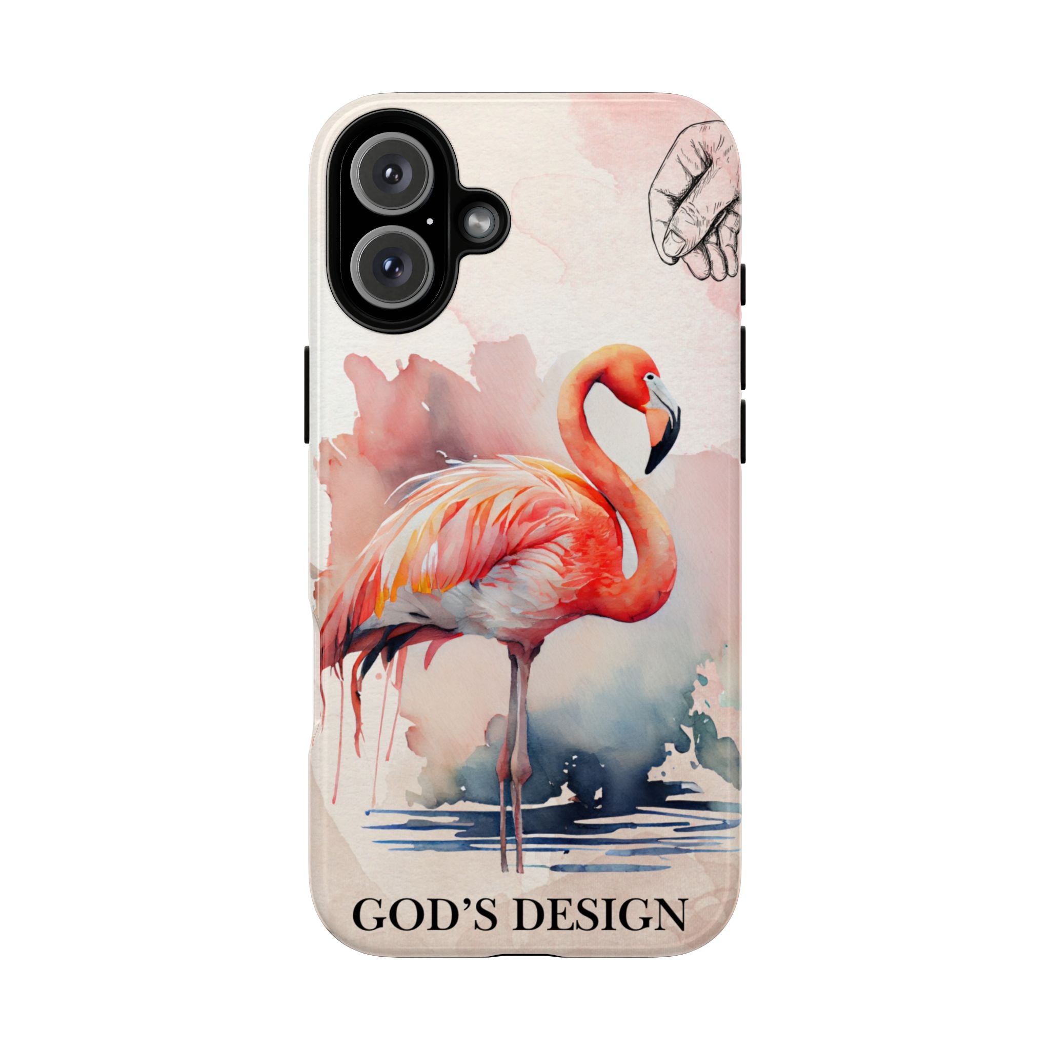 God’s Design Pink Flamingo Case