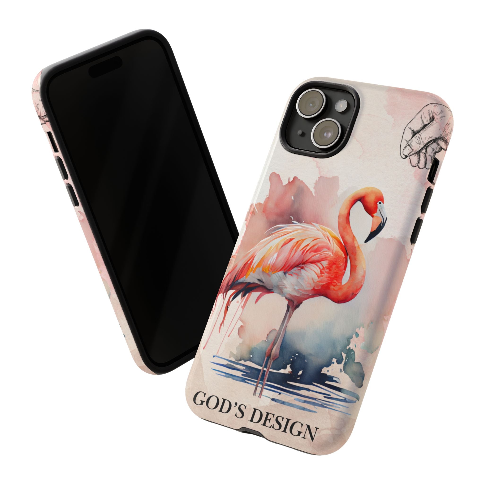 God’s Design Pink Flamingo Case