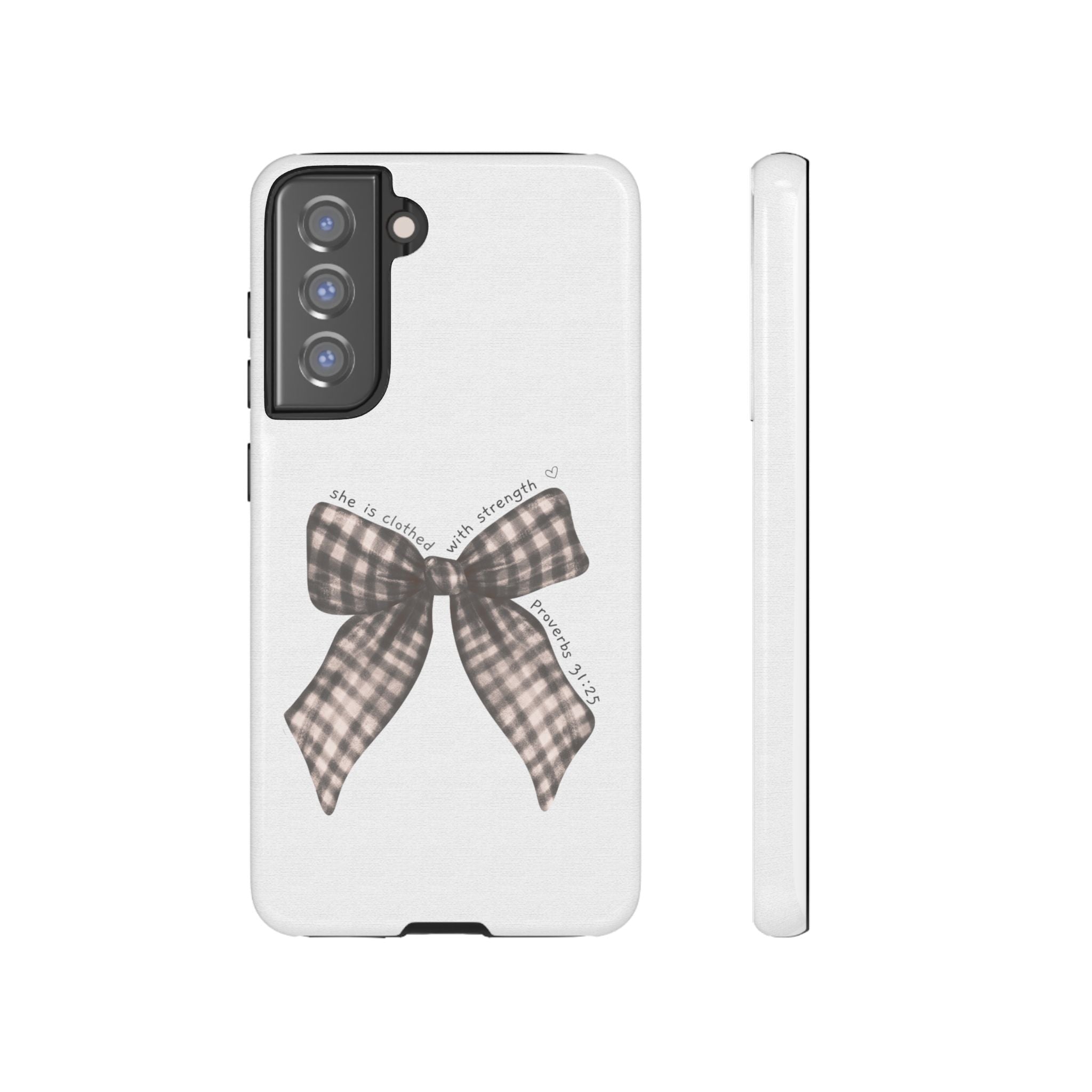 Proverbs 31 Rustic Bow Non MagSafe Phone Case
