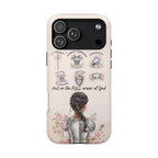Armor of God (Dark haired woman) phone case