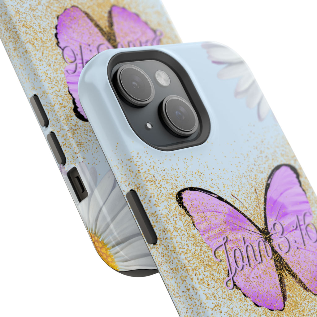 Butterfly Floral John 3:16