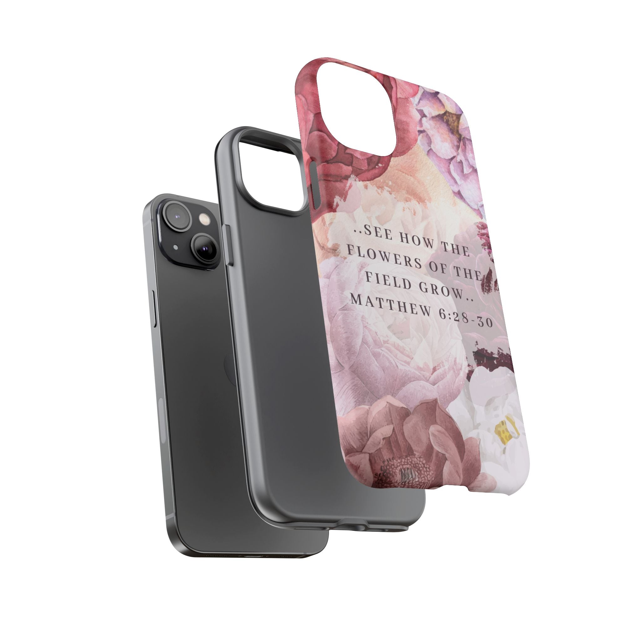 Matthew 6:28 Floral Samsung/Android Phone Case
