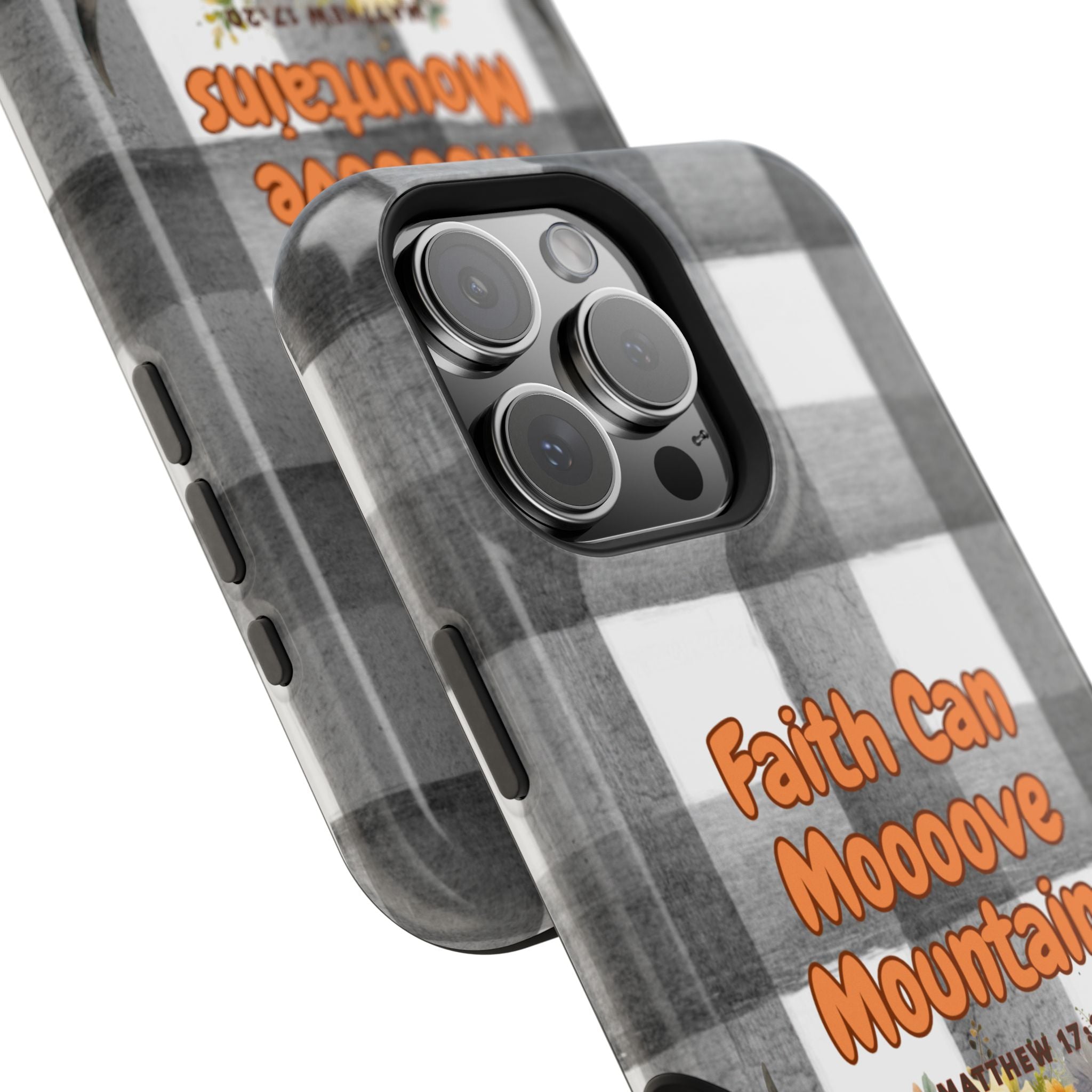 Faith Can Moooove Mountains Phone Case