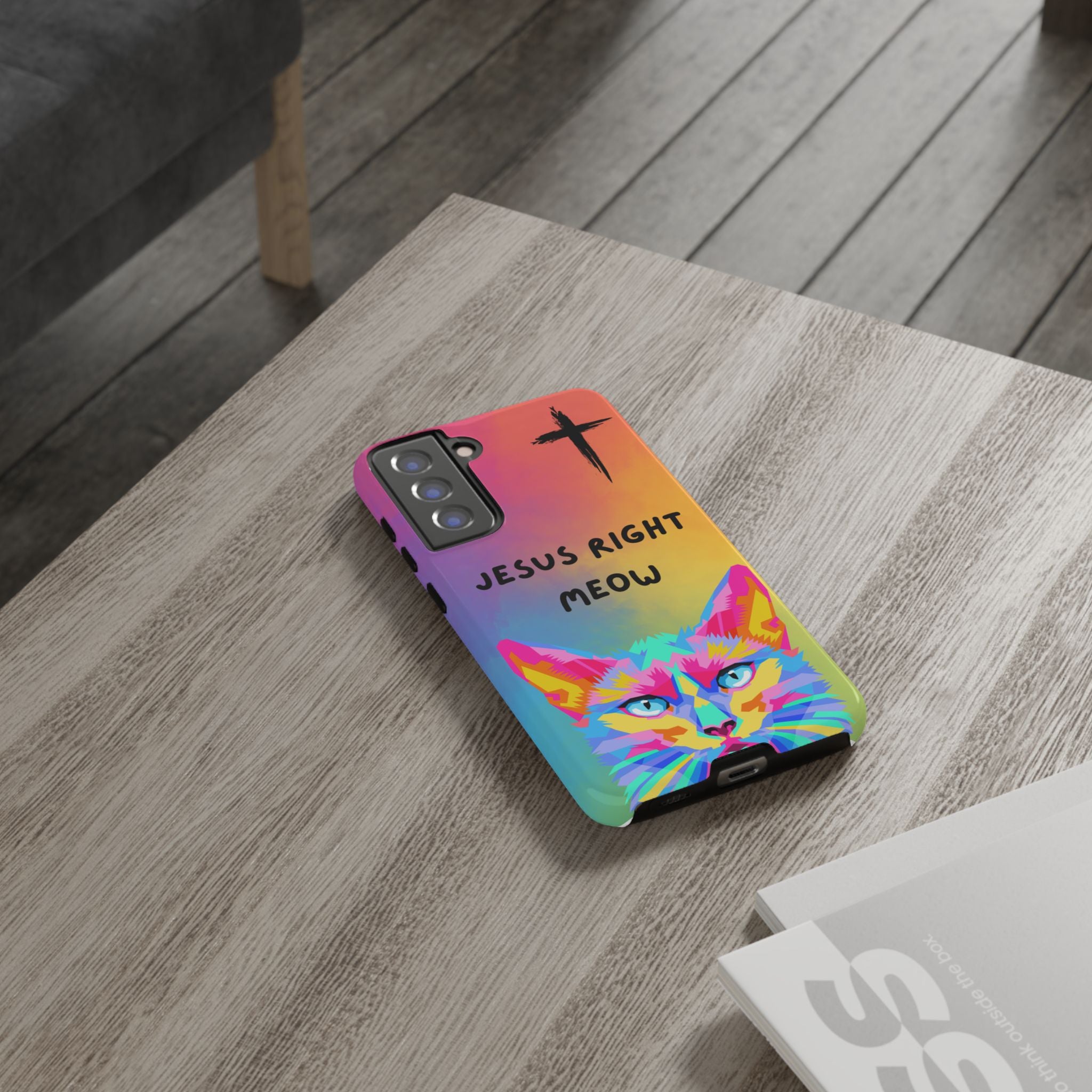 Jesus Right Meow Non MagSafe Phone Case