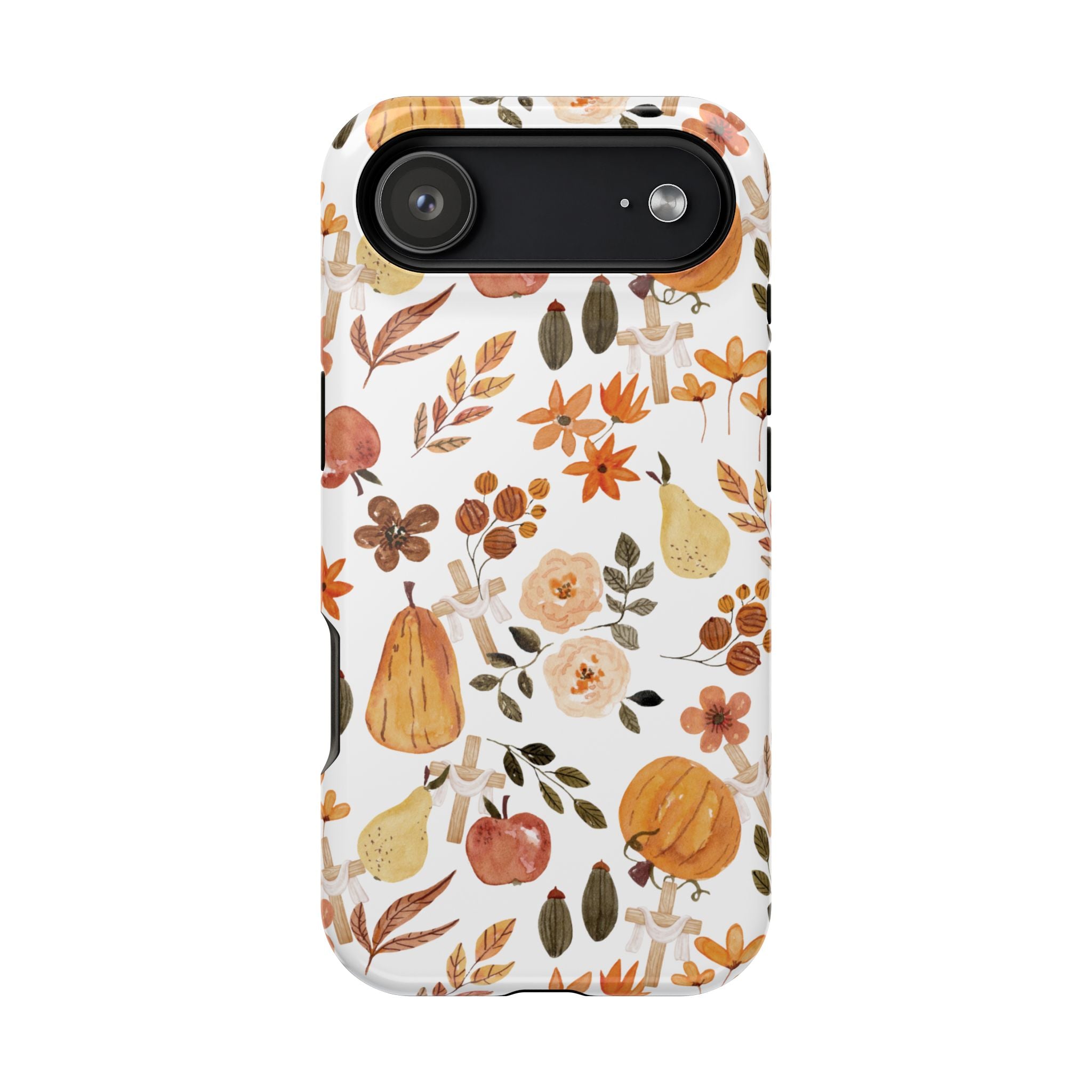 Autumn Cross & Pumpkin Phone Case