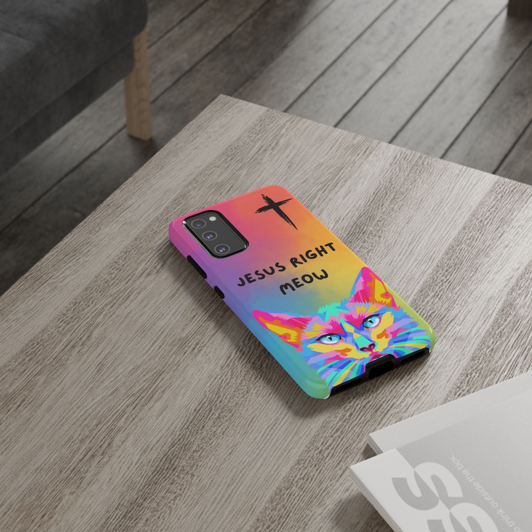 Jesus Right Meow Non MagSafe Phone Case