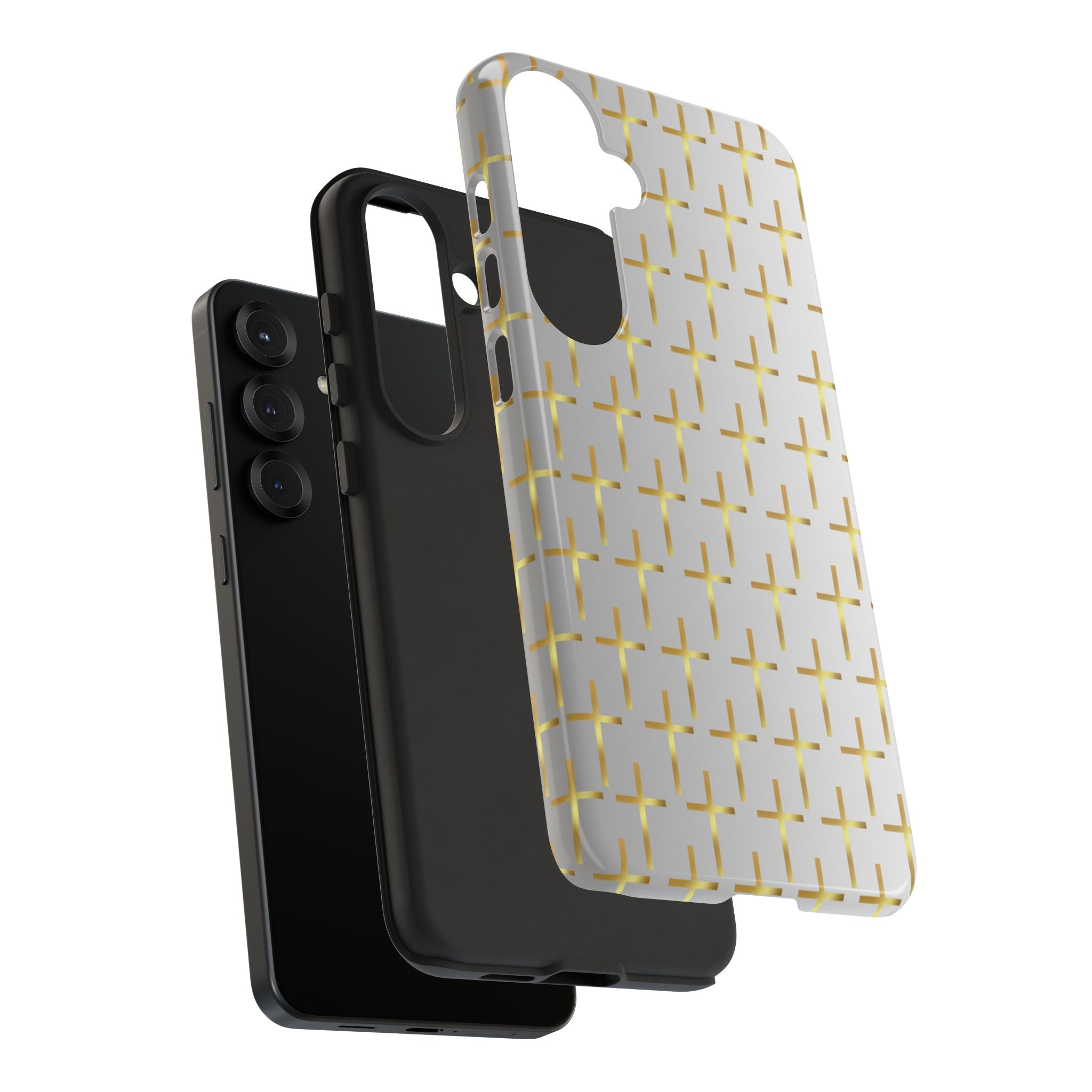 Protected cross phone case