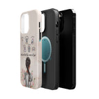 Armor of God (Dark haired woman) phone case