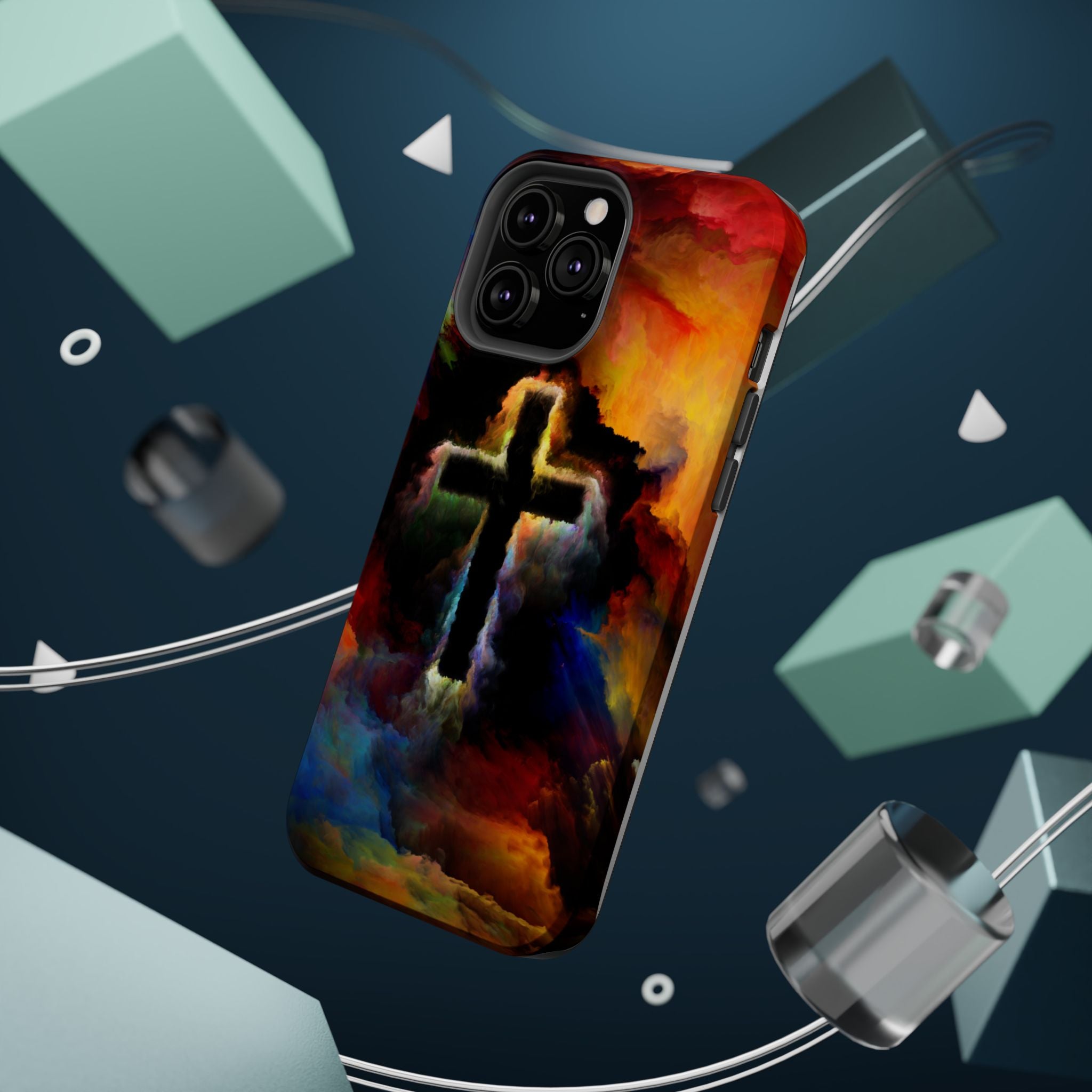 Watercolor Cross Phone Case