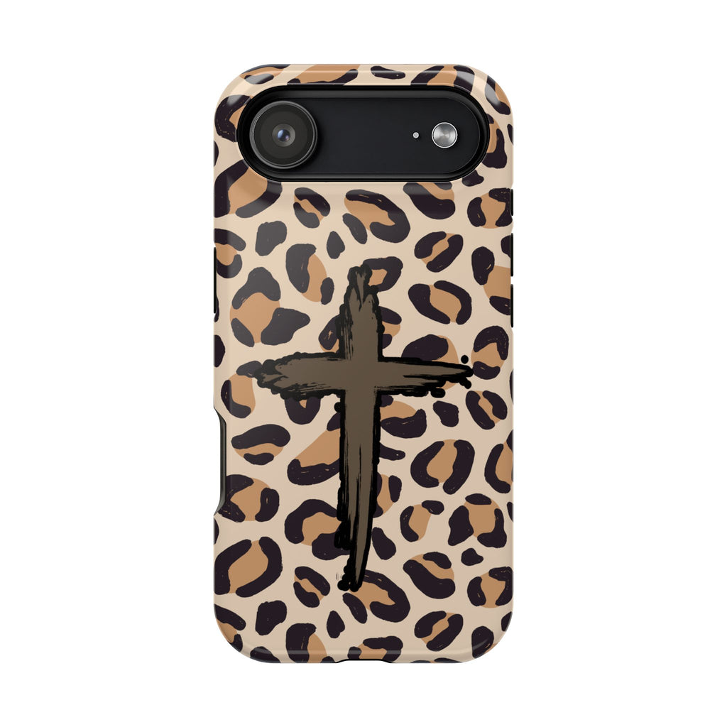 Rugged Cross Leopard Phone case