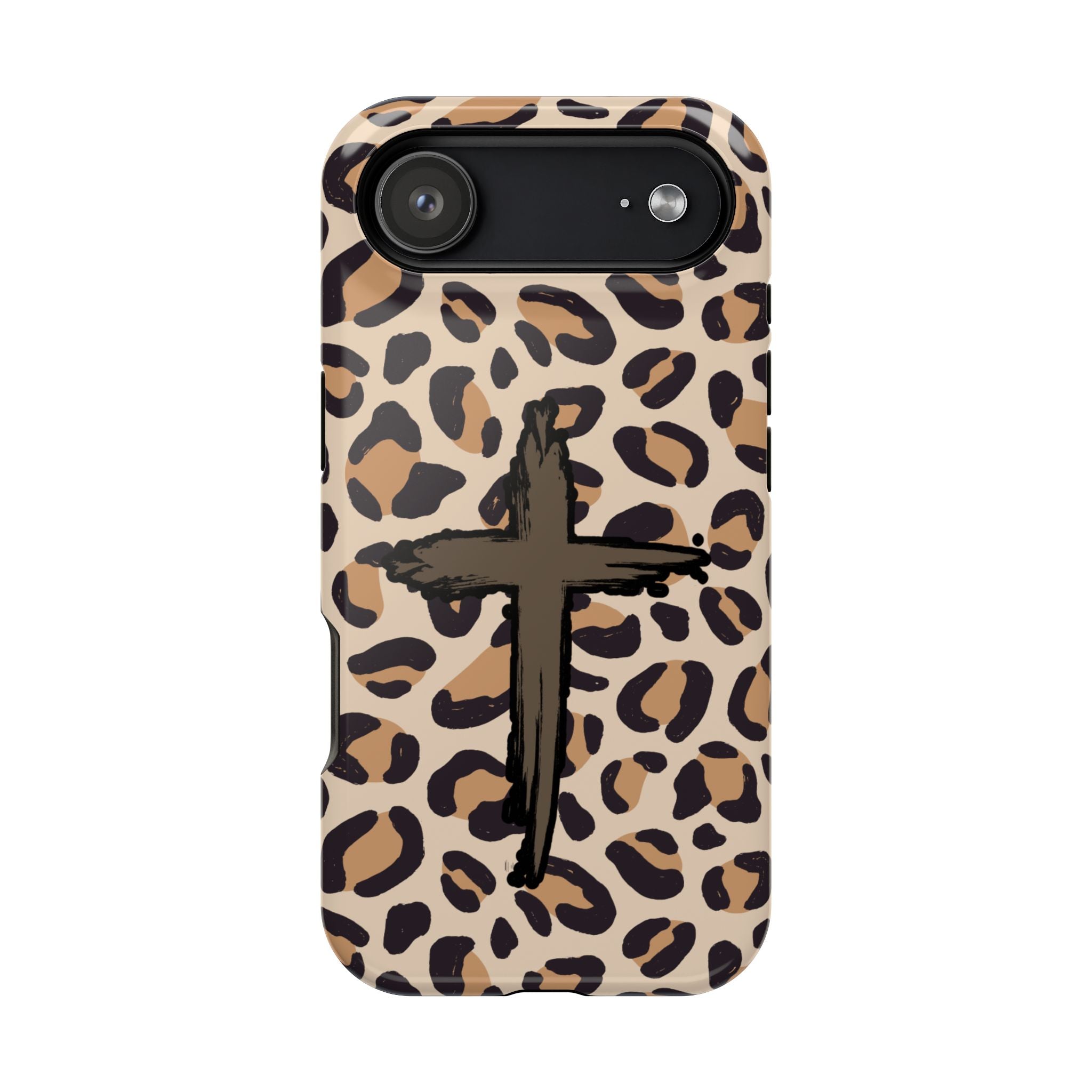 Rugged Cross Leopard Phone case