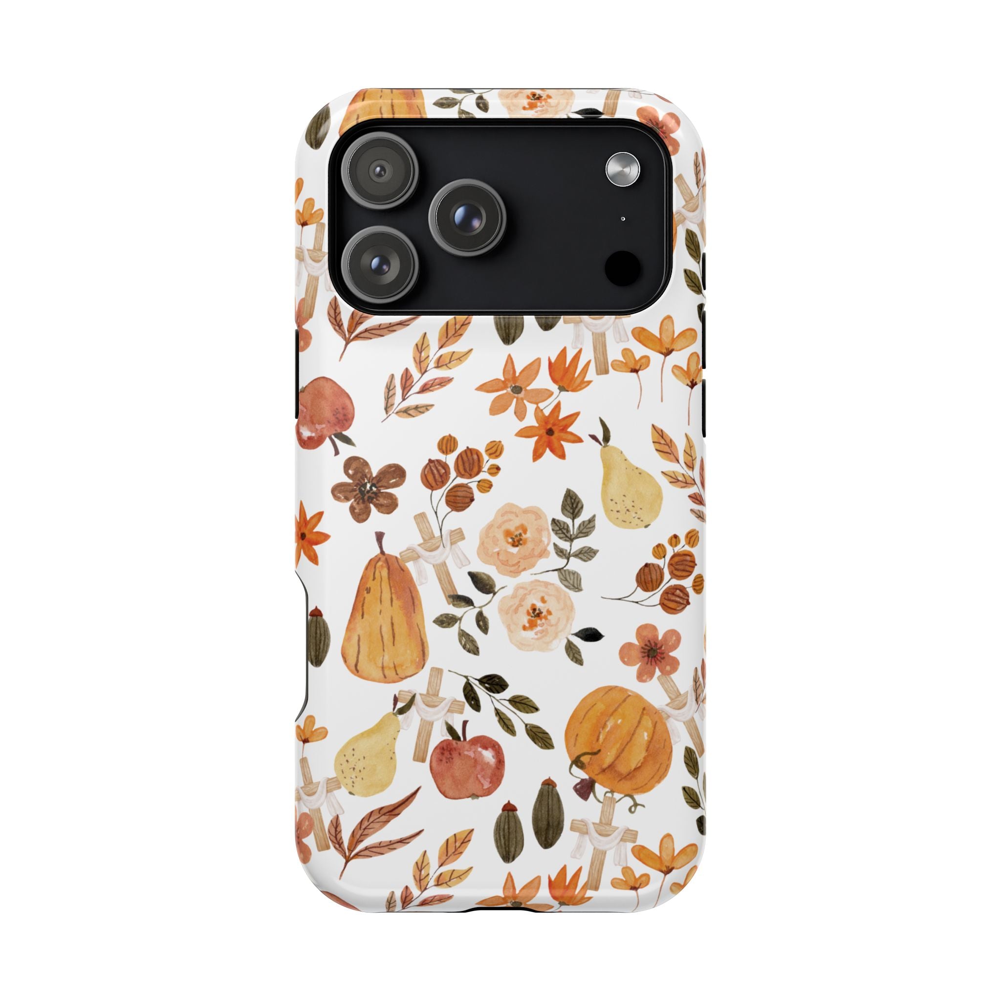 Autumn Cross & Pumpkin Phone Case