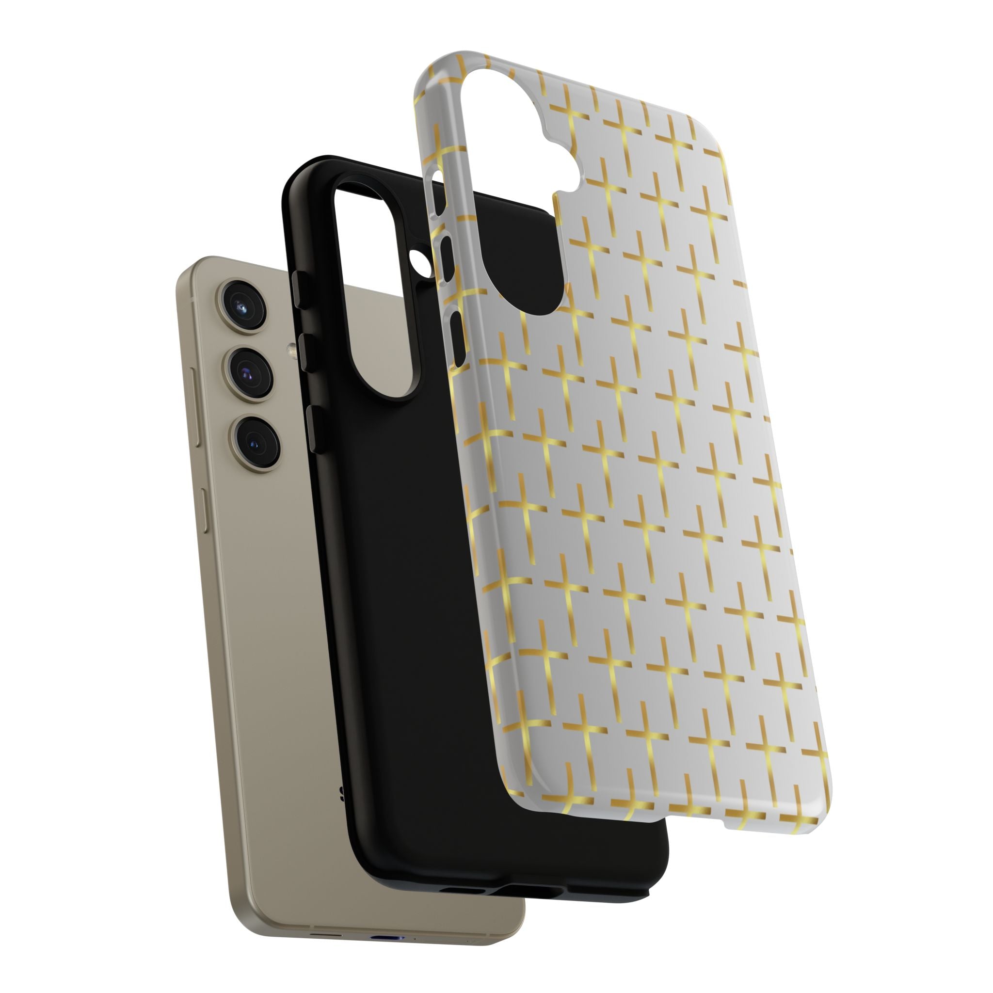 Protected cross phone case