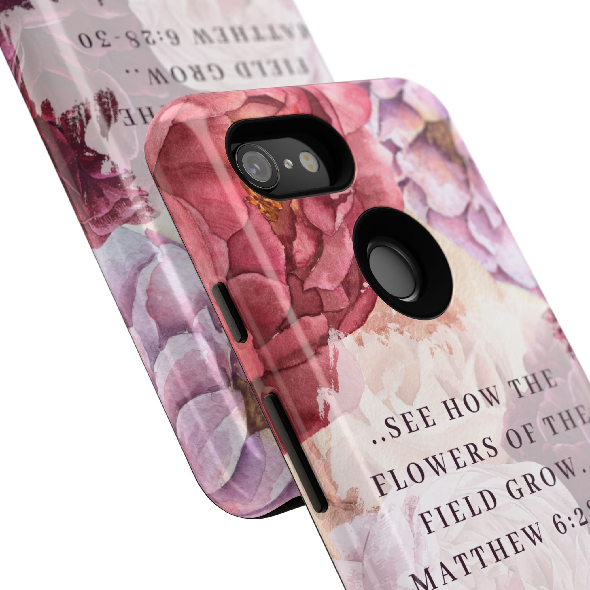 Matthew 6:28 Floral Samsung/Android Phone Case