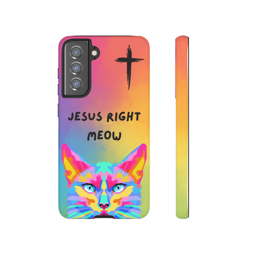 Jesus Right Meow Non MagSafe Phone Case