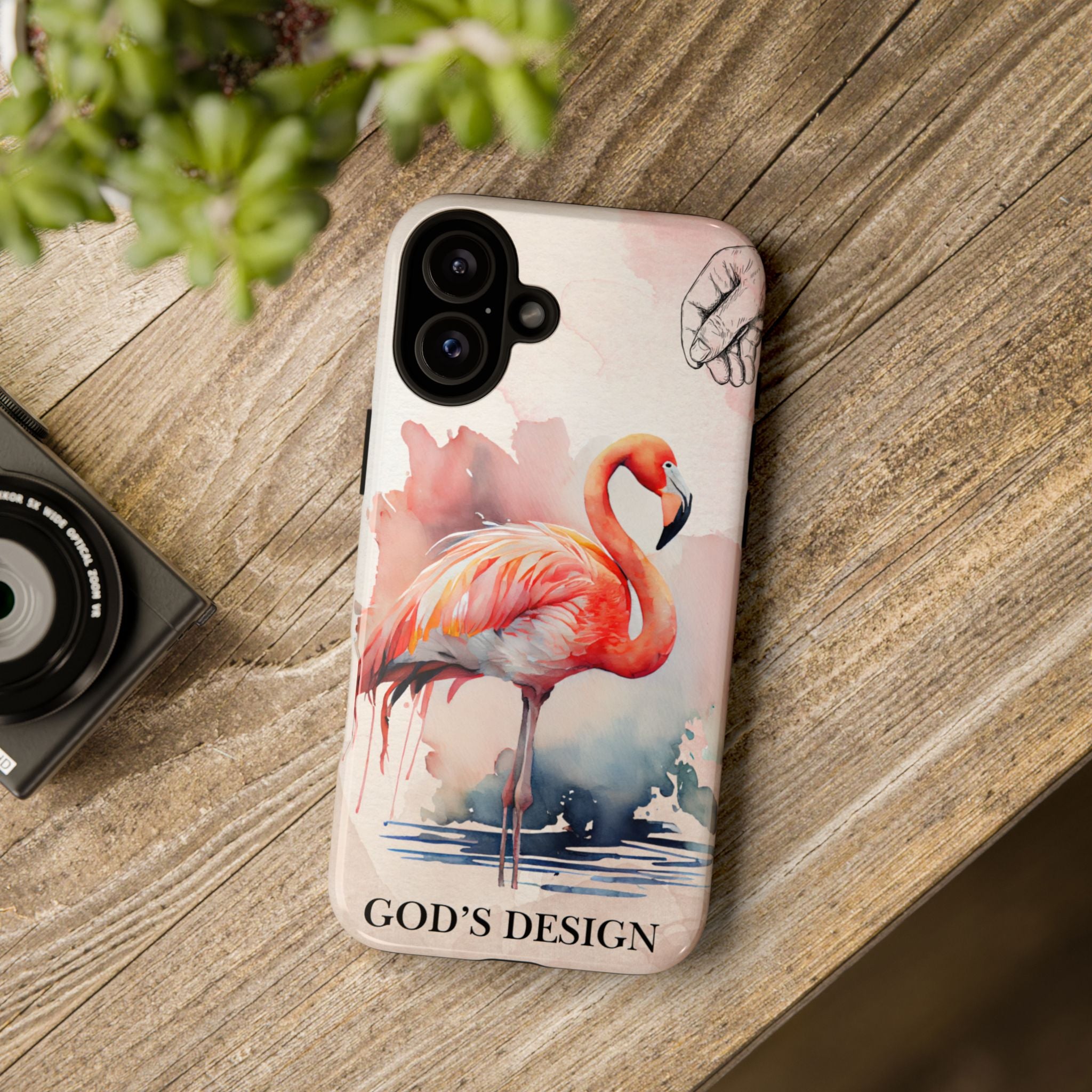 God’s Design Pink Flamingo Case