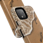 Footprints in the sand phone case