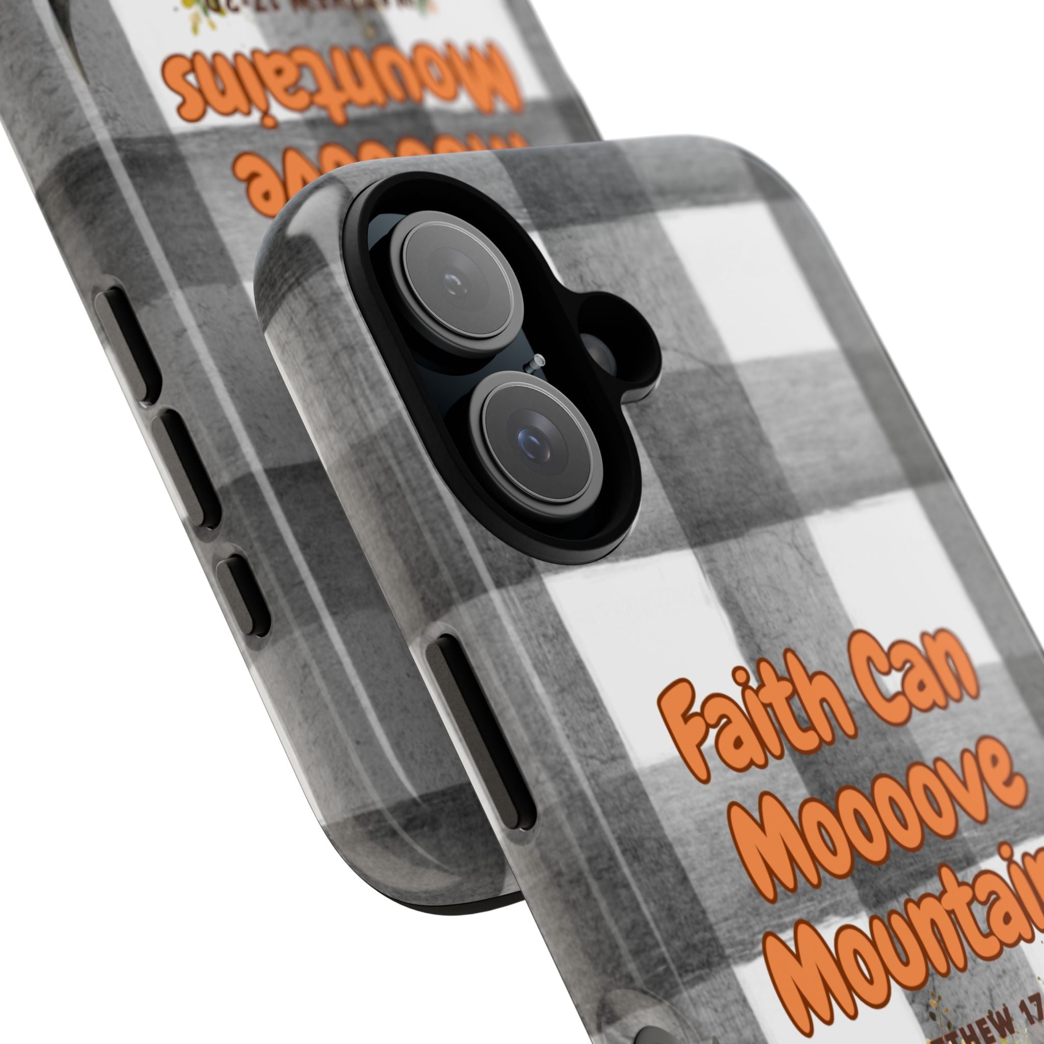 Faith Can Mooooove Mountains Phone Case