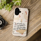 Psalm 91:4 Chicken Phone Case