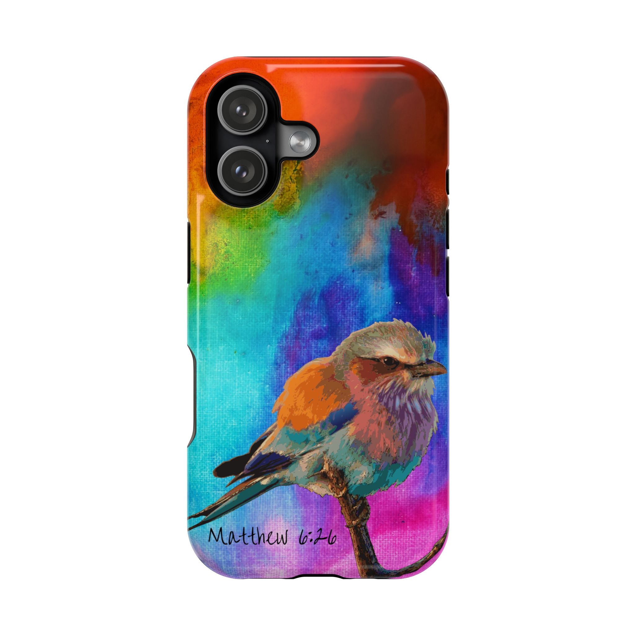 Consider the sparrow's watercolor phone case