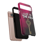 Love is the Key Phone Case