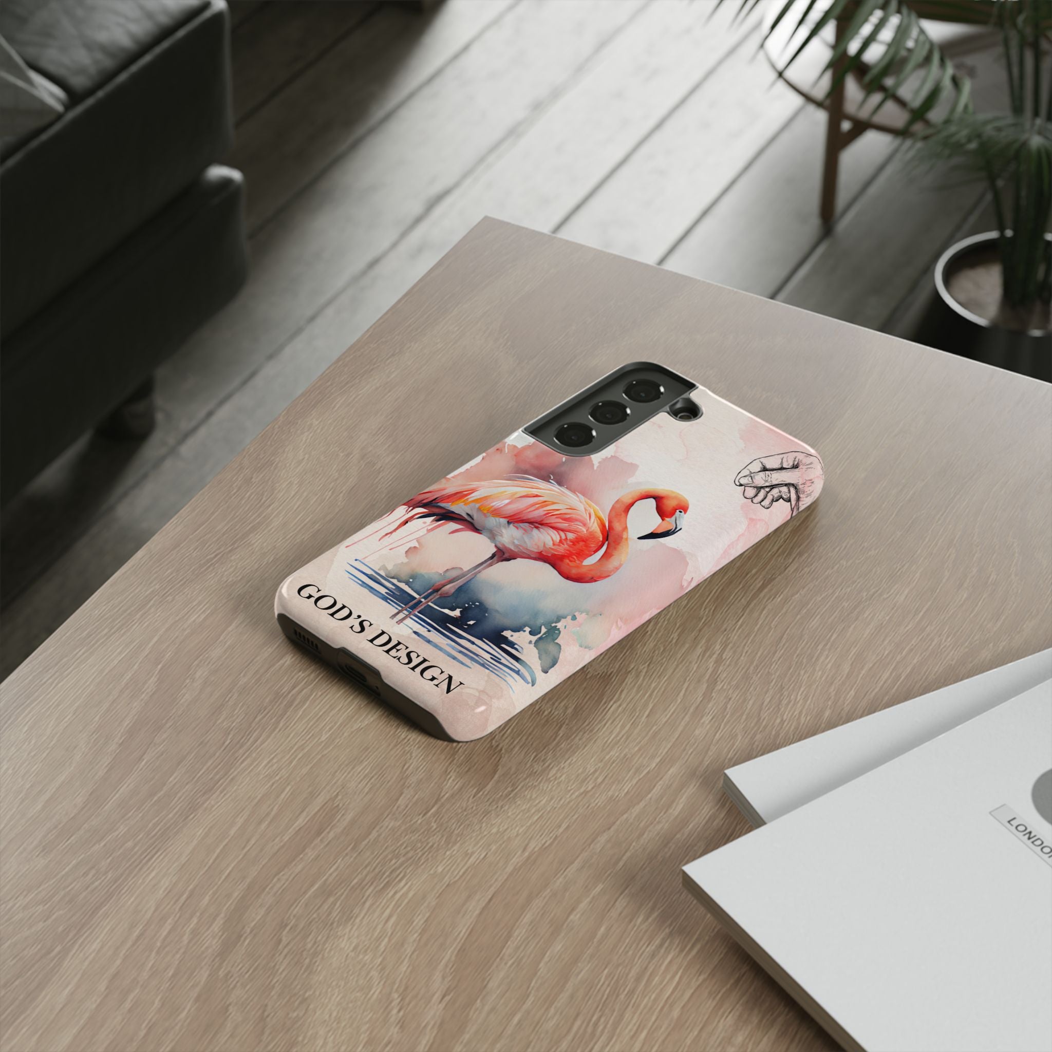 God’s Design Pink Flamingo Case