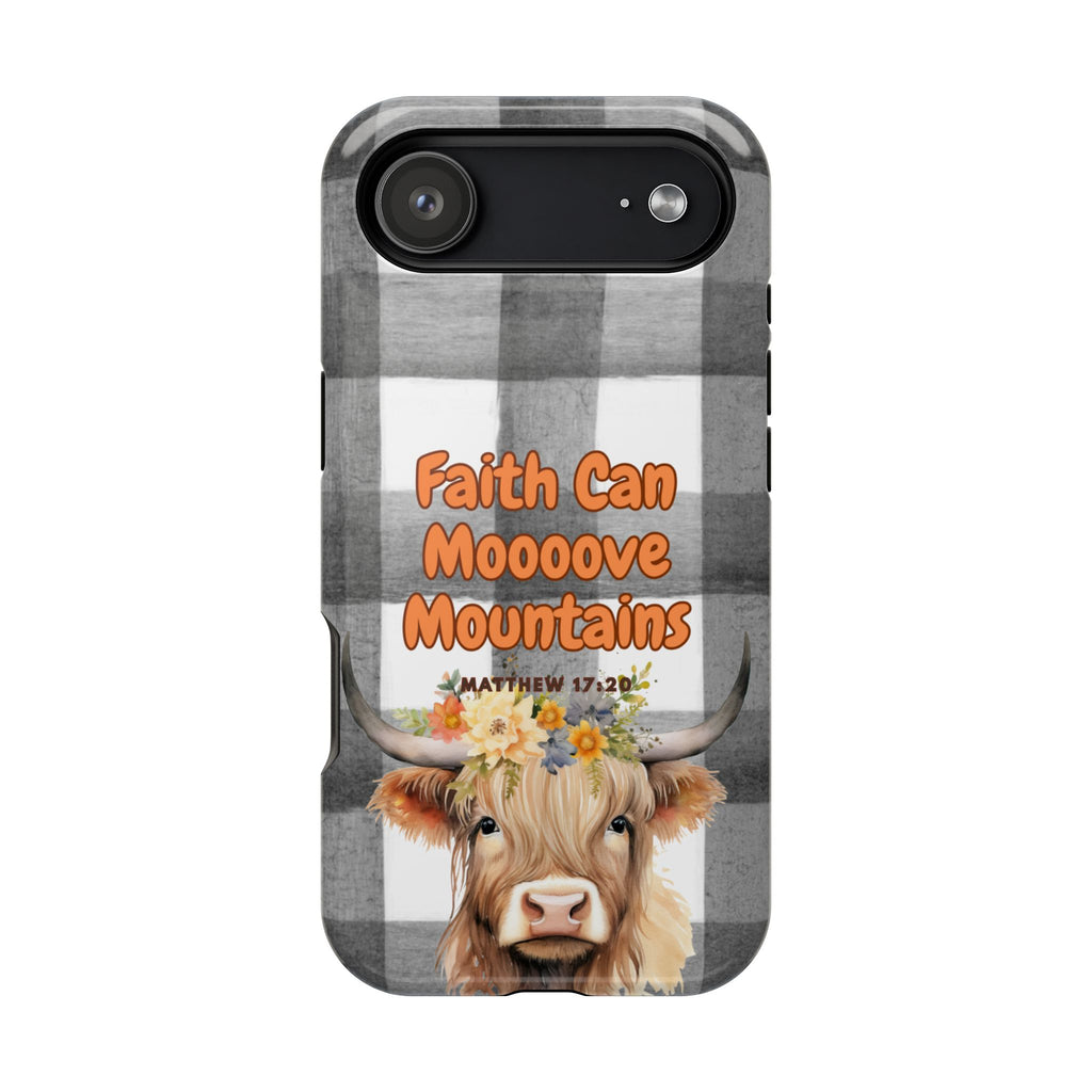 Faith Can Moooove Mountains Phone Case