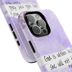 God Is Within Her Non MagSafe phone Case