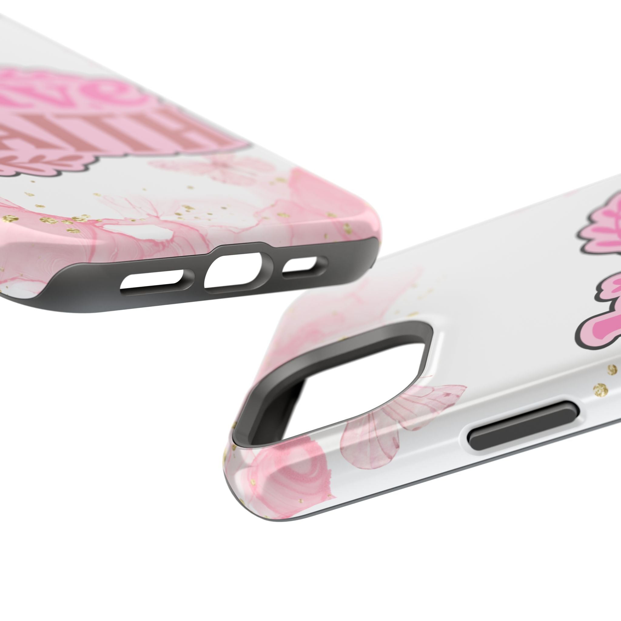 Have Faith Pink Butterfly Phone Case