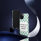 "With God, All Things Are Possible" Non MagSafe Phone Case