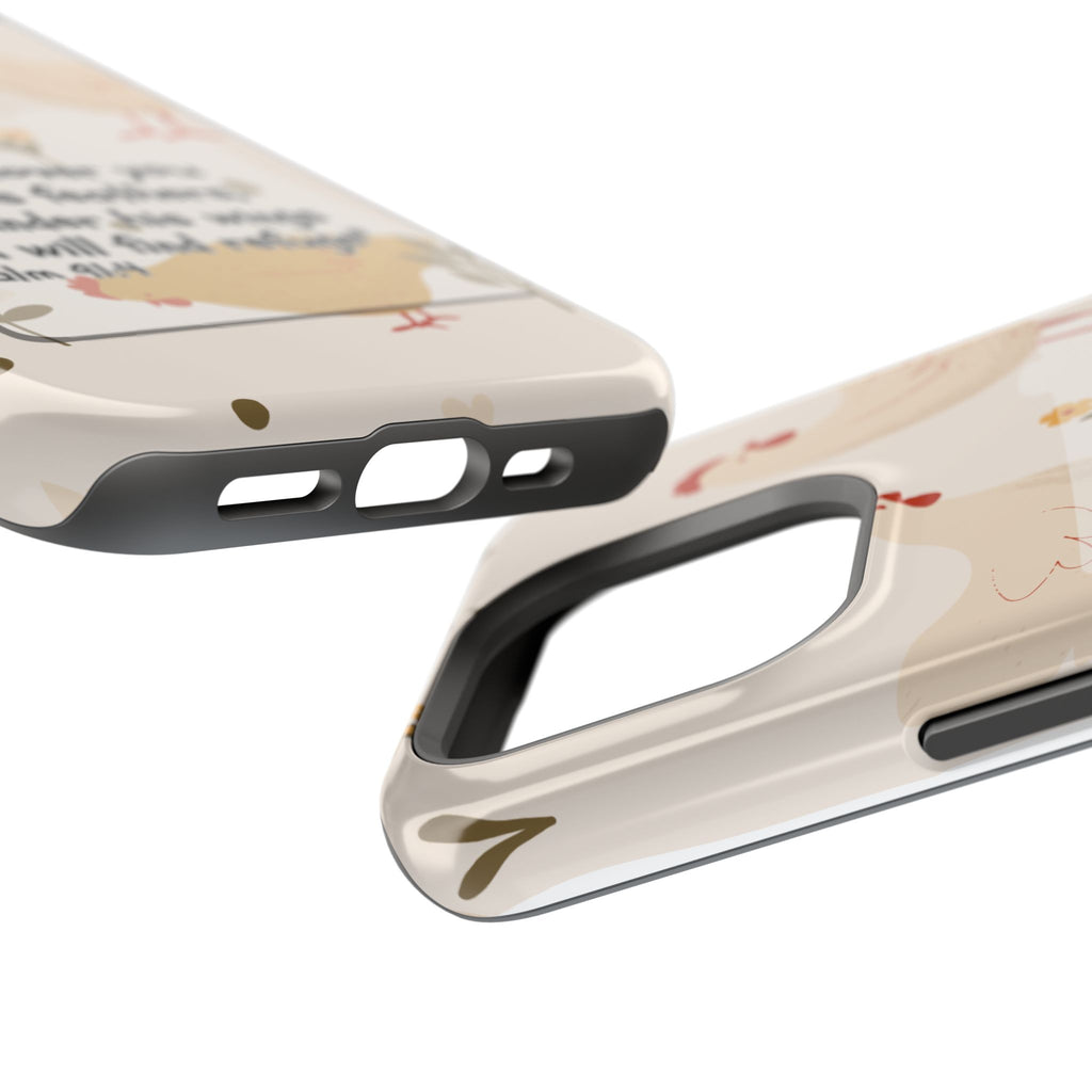 Psalm 91:4 Chicken Phone Case